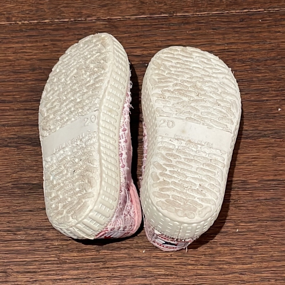 Cienta Pink Slip On Baby Sneakers Size 5 - Picture 5 of 5